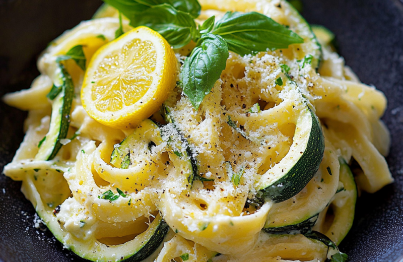 Lemon Ricotta Zucchini Pasta