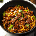 Sticky Beef & Noodles