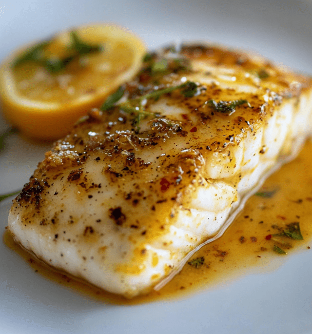 Orange Dijon Grilled Halibut!
