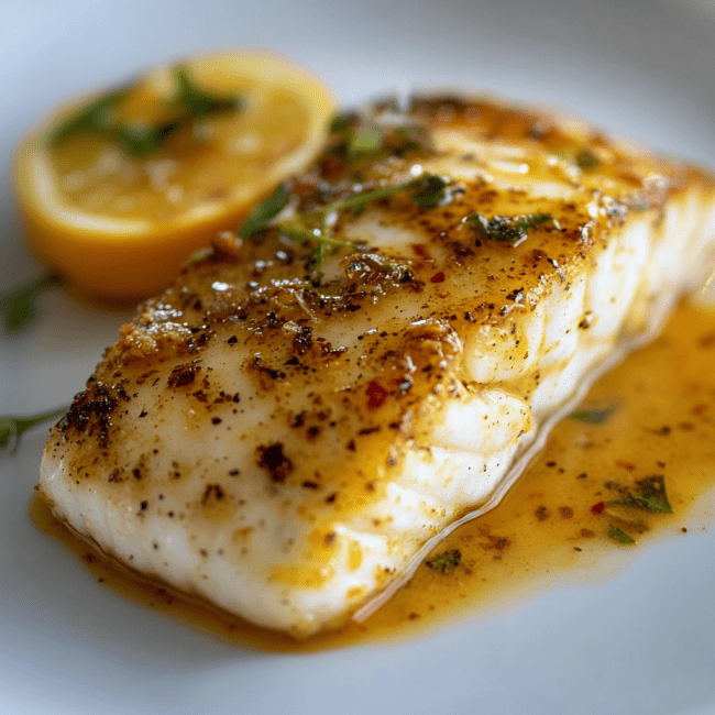Orange Dijon Grilled Halibut!