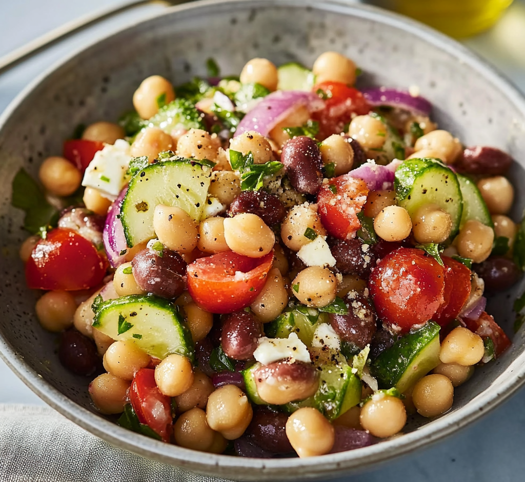 Greek Garbanzo Bean Salad Recipe