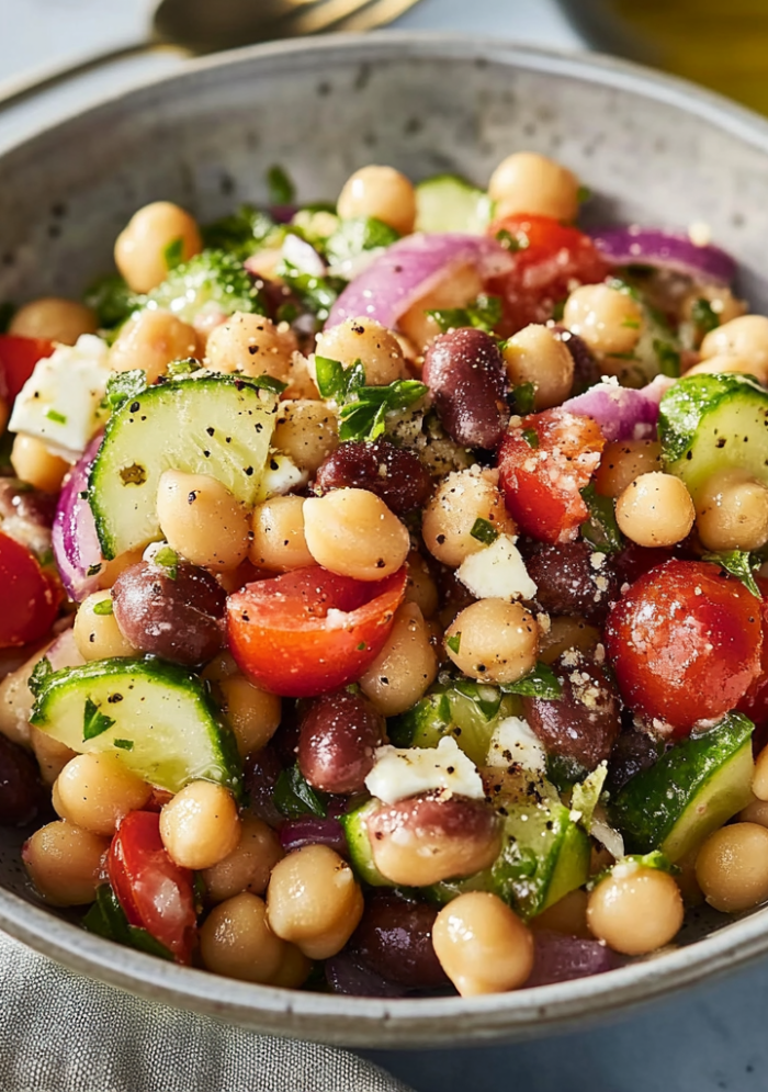 Greek Garbanzo Bean Salad Recipe
