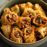 Spicy Beef Dumpling Rolls