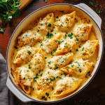 Cajun Chicken Alfredo Stuffed Shells!