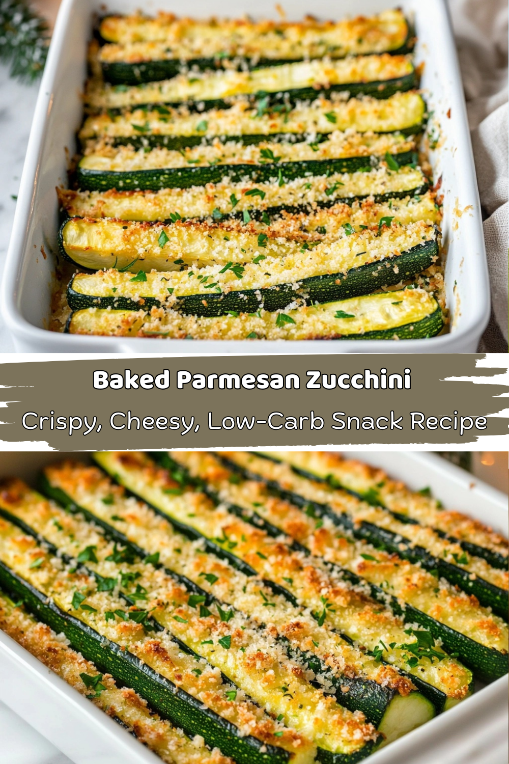 Baked Parmesan Zucchini