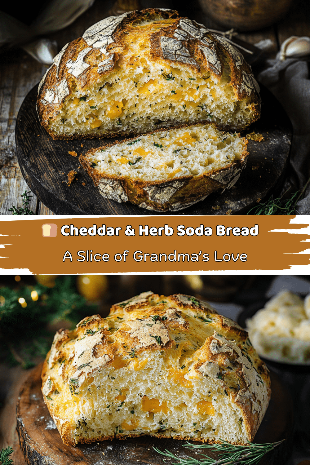 Cheddar & Herb Soda Bread
