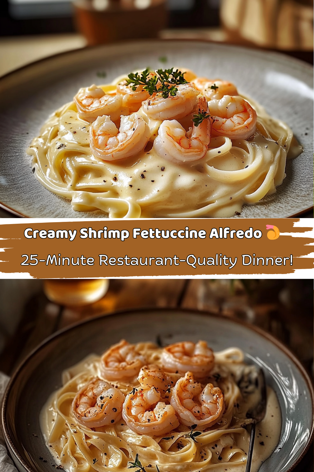 Shrimp Fettuccine Alfredo
