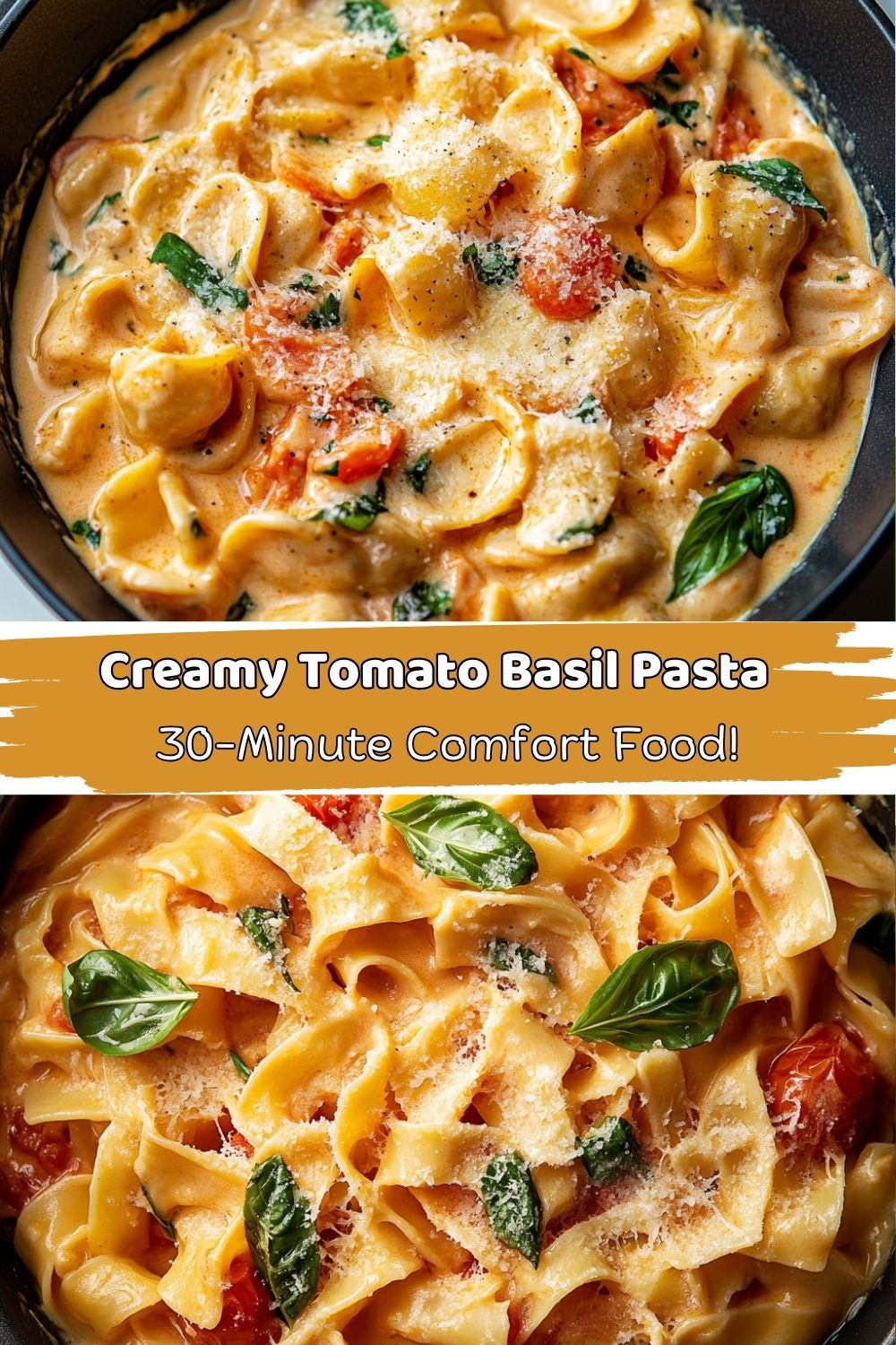 Creamy Tomato Basil Pasta Recipe