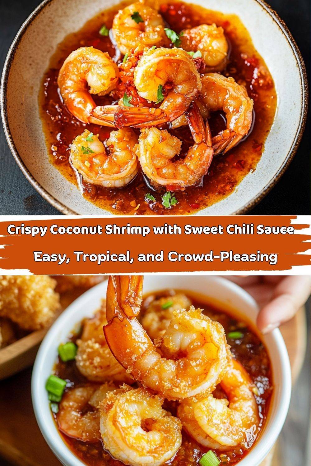 Coconut Shrimp with Sweet Chili Sauce!