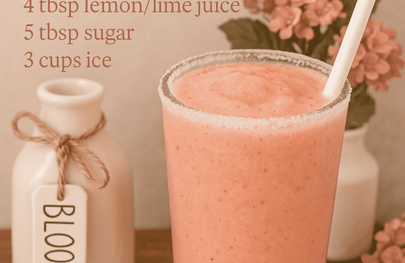 Frozen Strawberry Lemonade Bliss