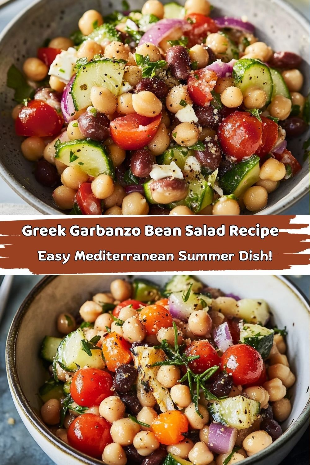 Greek Garbanzo Bean Salad Recipe