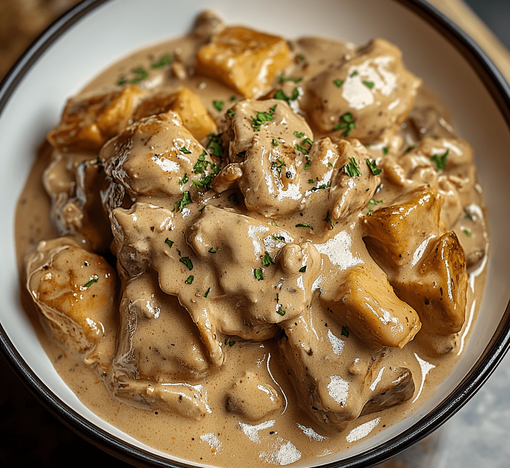 Homemade Chicken Stroganoff