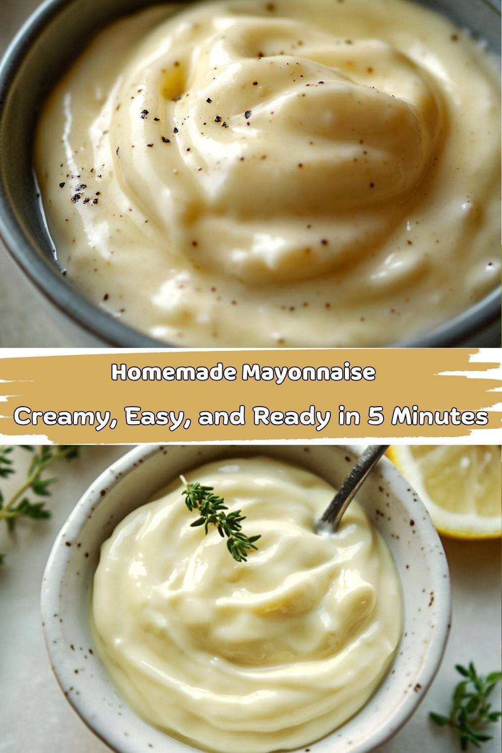 Homemade Mayonnaise