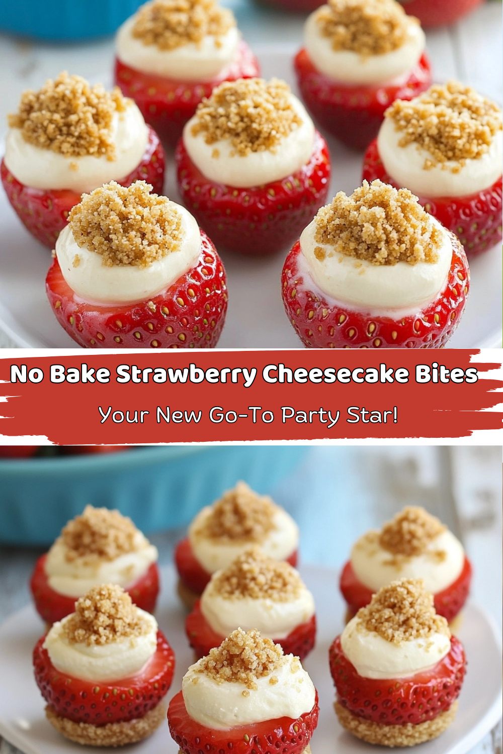 No Bake Strawberry Cheesecake Bites Tasty Chow