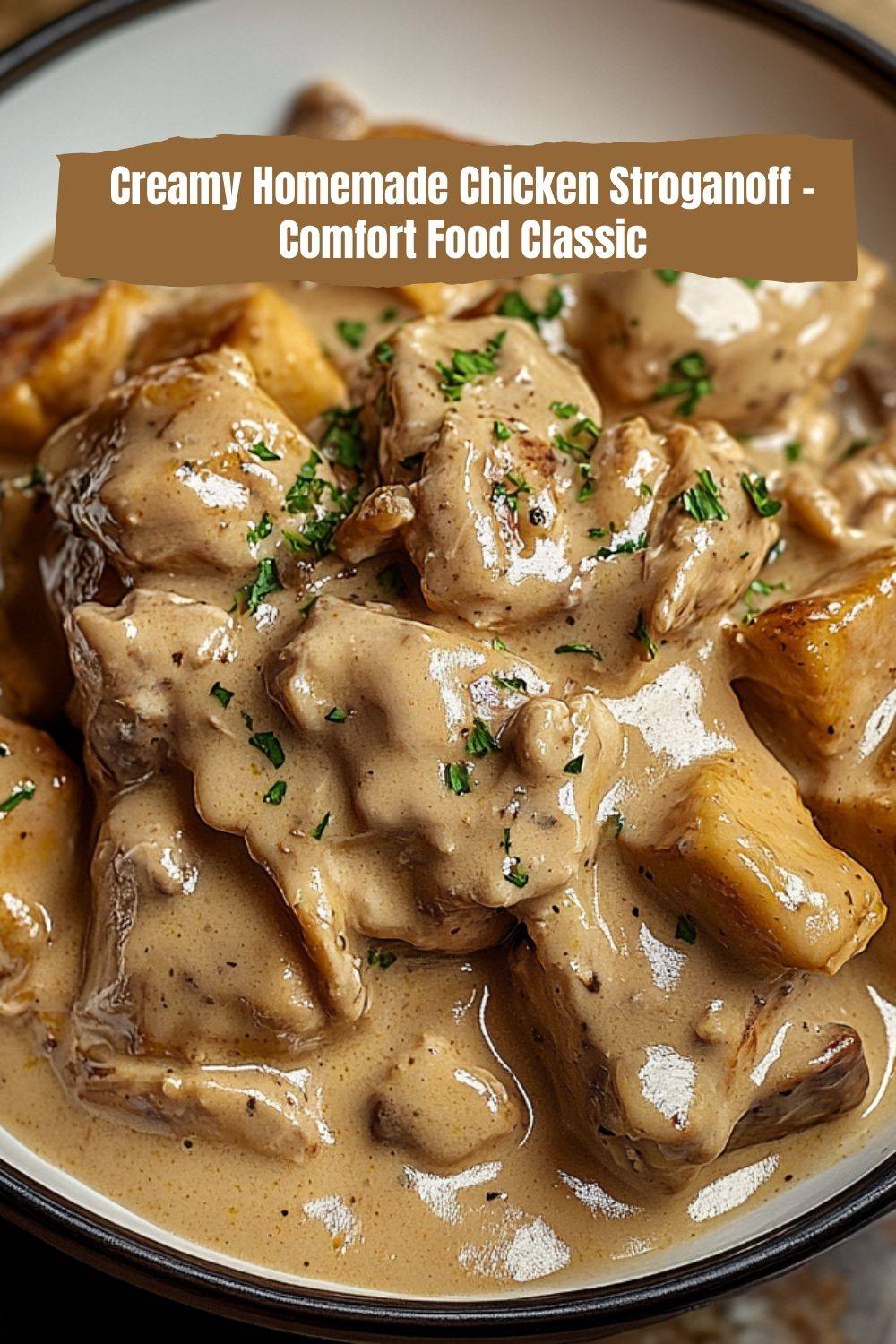 Homemade Chicken Stroganoff