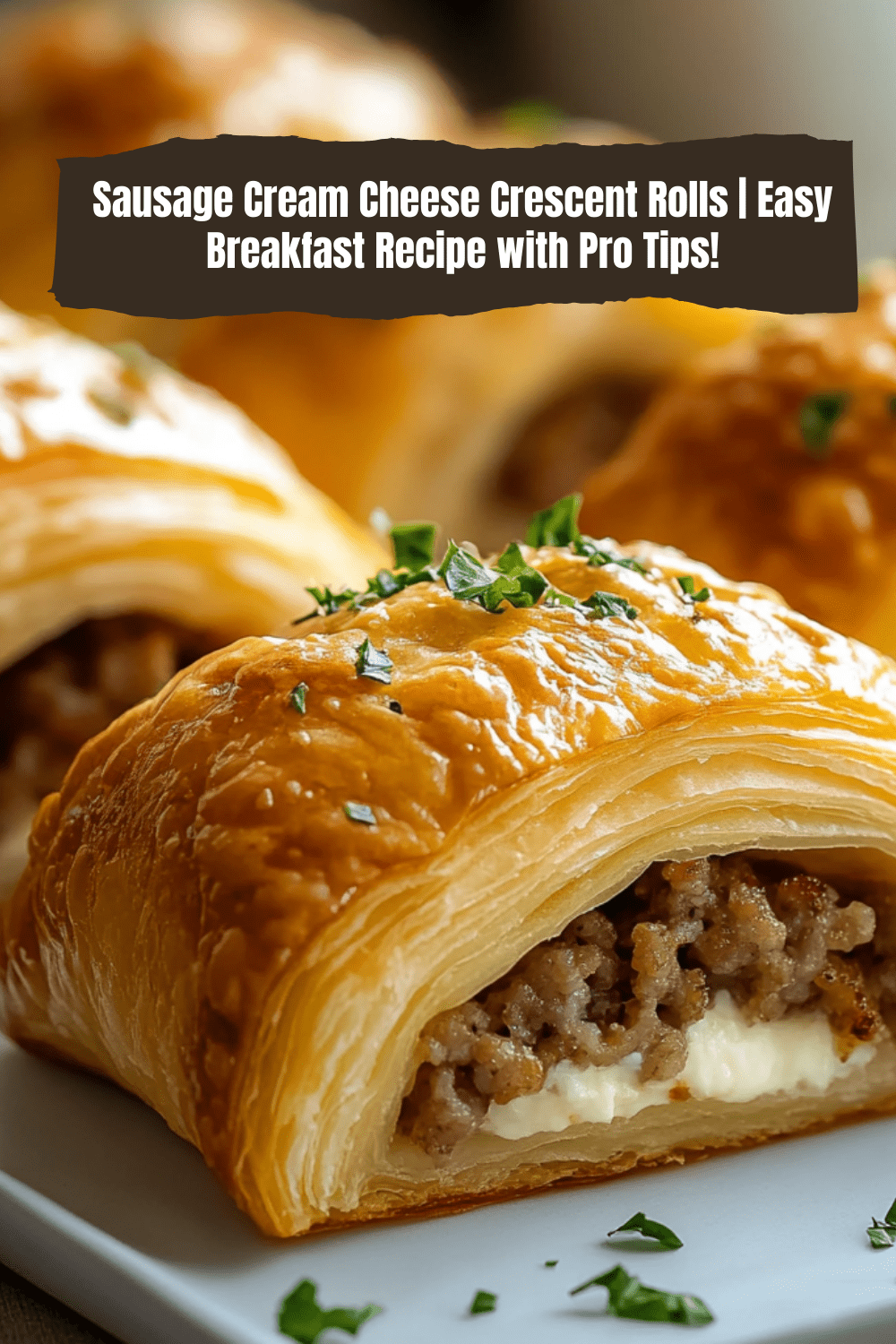 Sausage Cream Cheese Crescent Rolls