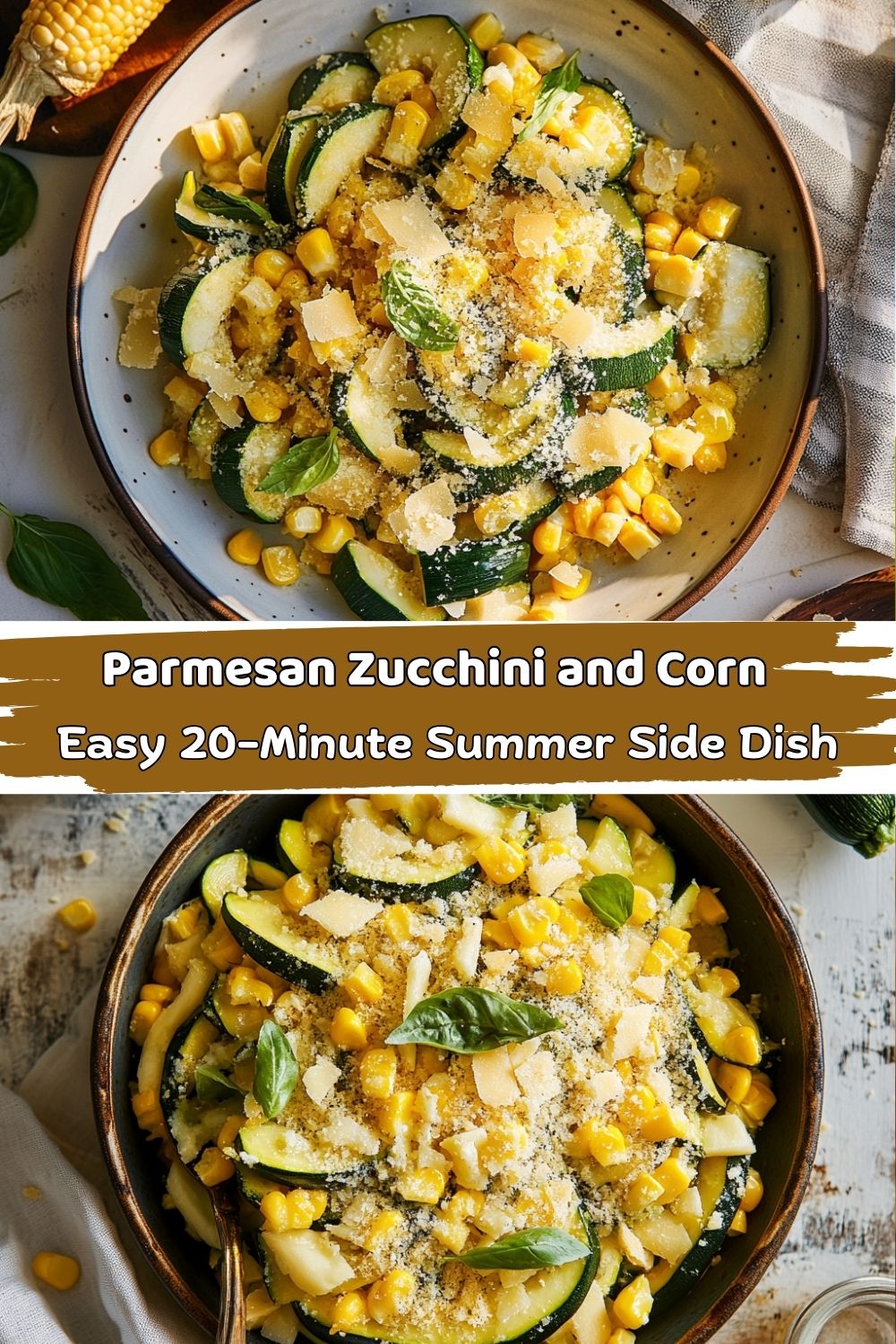 Parmesan Zucchini and Corn