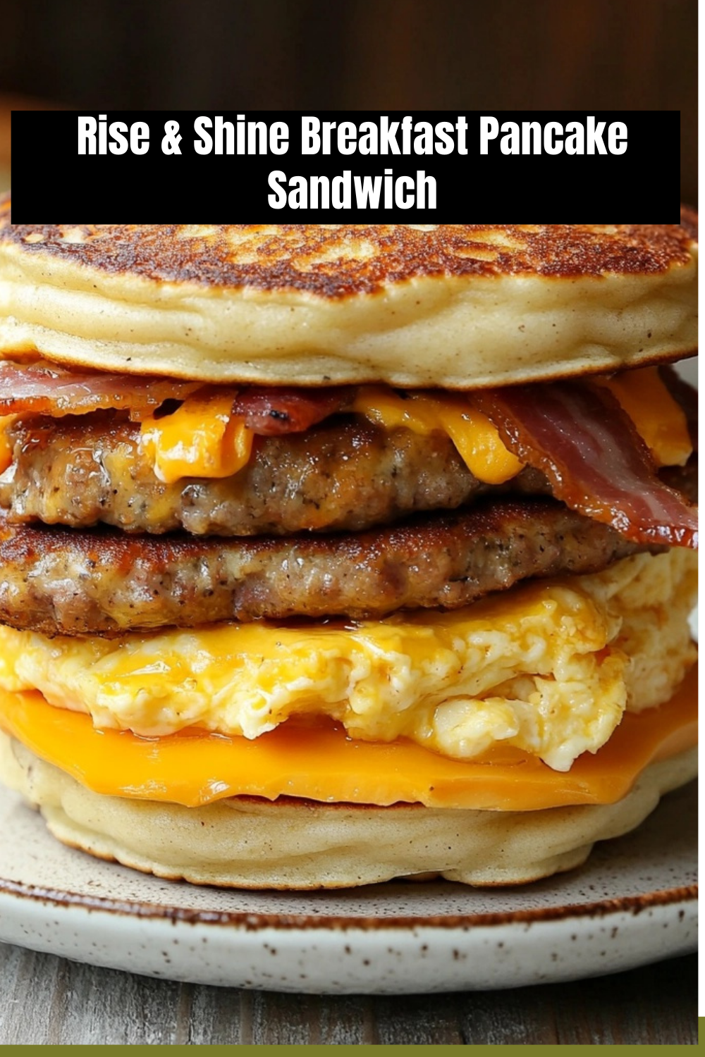 Breakfast Pancake Sandwich