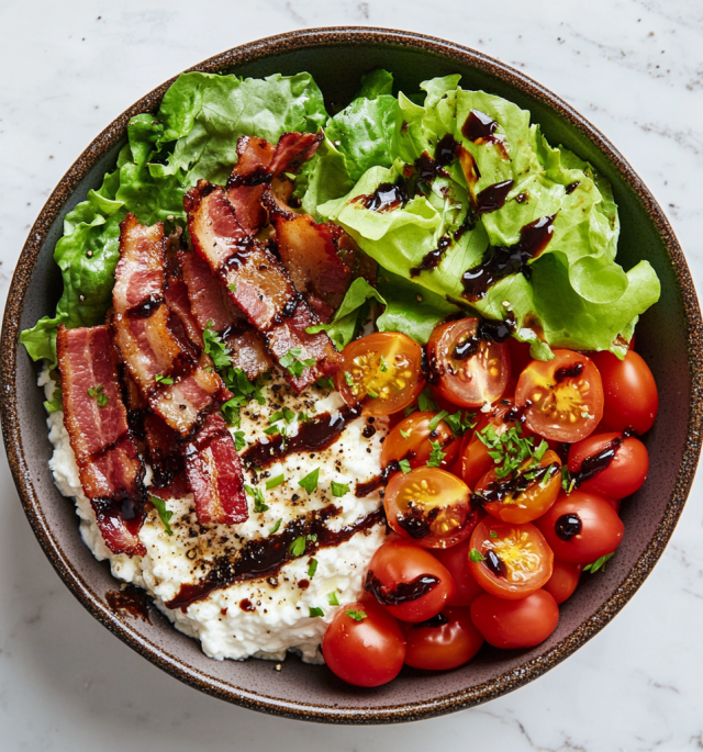BLT Cottage Cheese Bowl