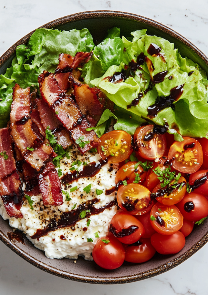 BLT Cottage Cheese Bowl