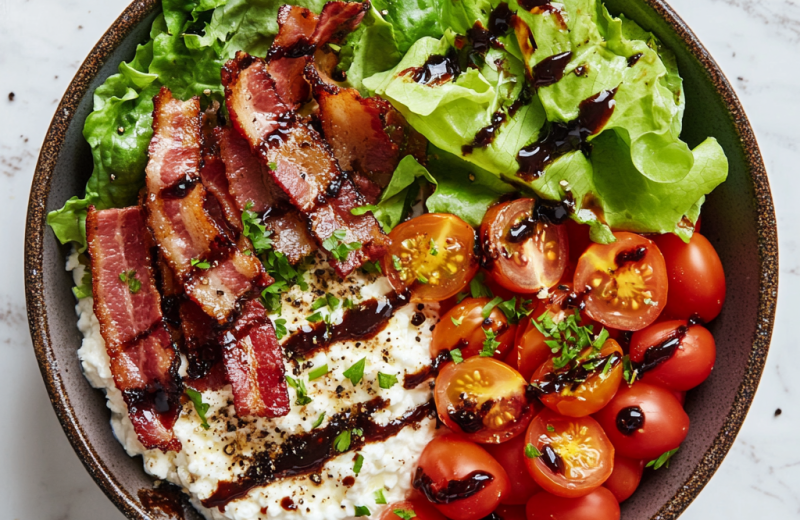 BLT Cottage Cheese Bowl