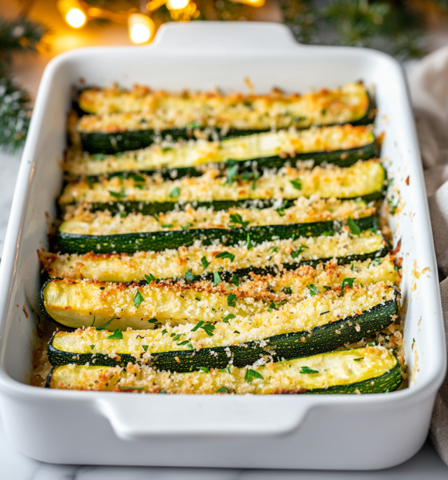 Baked Parmesan Zucchini