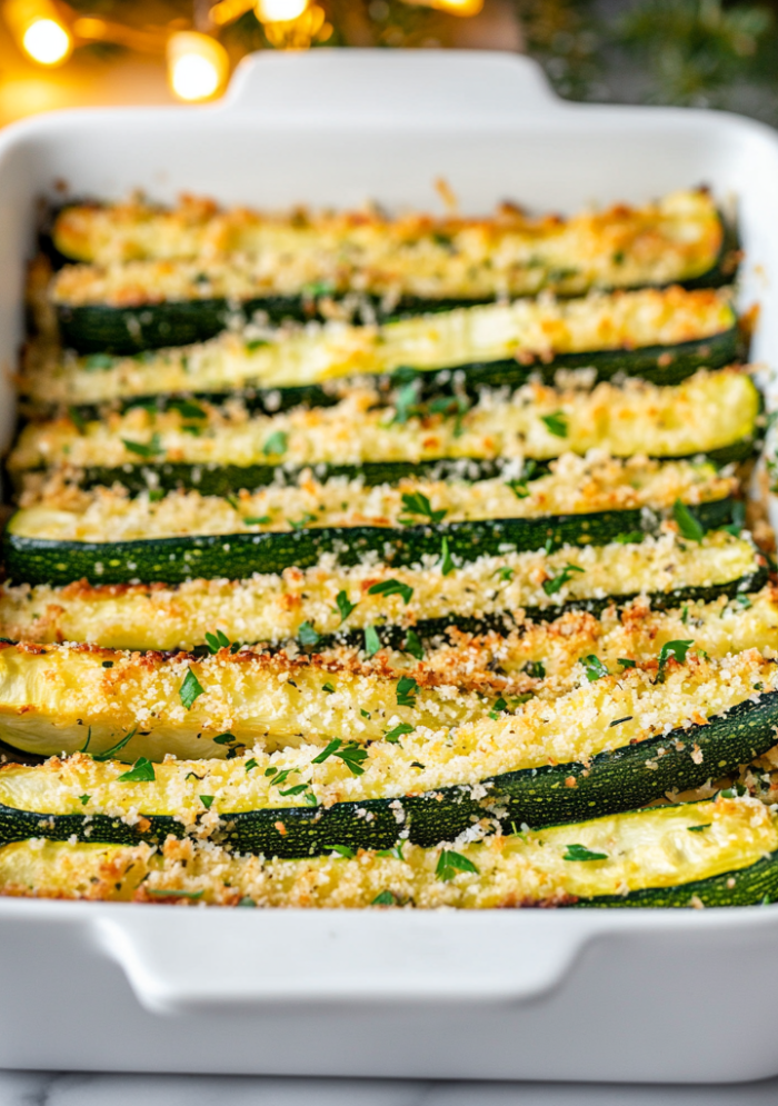 Baked Parmesan Zucchini