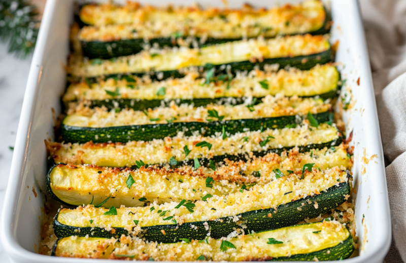 Baked Parmesan Zucchini