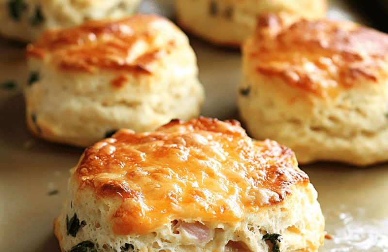 Savory Breakfast Protein Biscuits