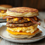 Breakfast Pancake Sandwich
