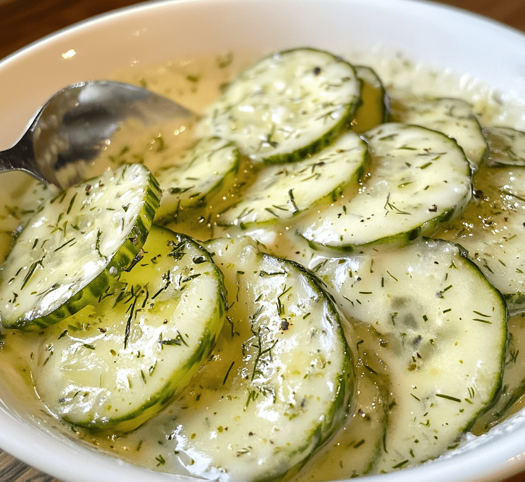 Creamy Cucumber Salad