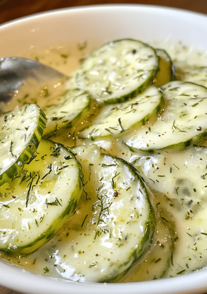 Creamy Cucumber Salad
