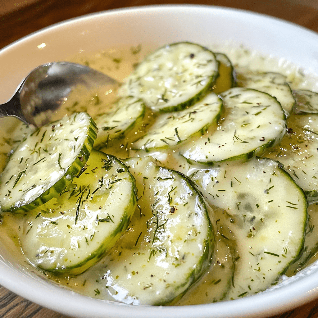 Creamy Cucumber Salad