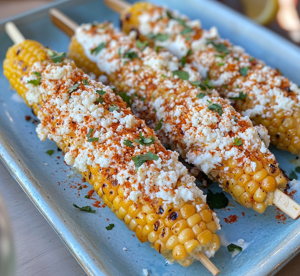 Grilled Mexican Street Corn