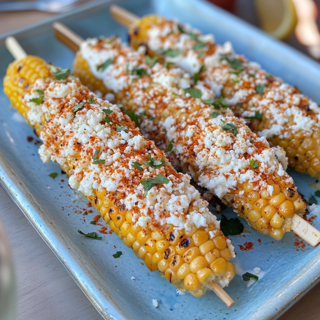Grilled Mexican Street Corn