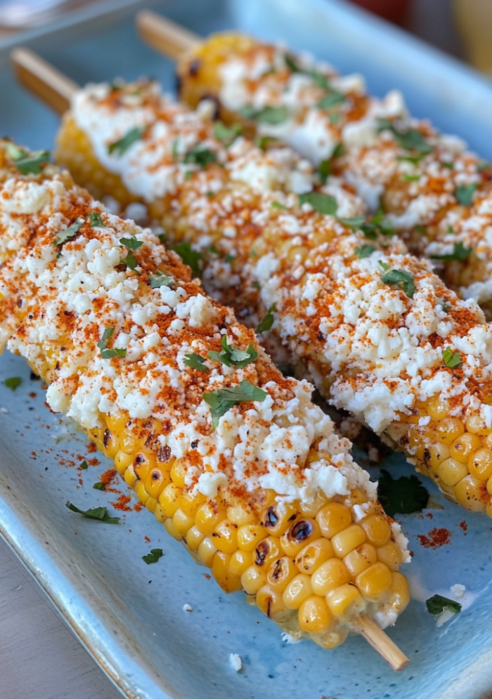 Grilled Mexican Street Corn