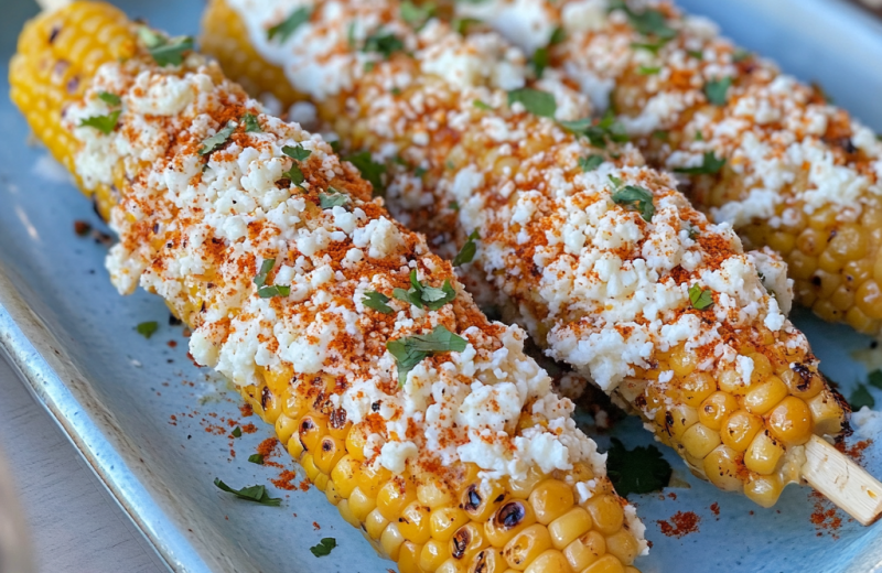Grilled Mexican Street Corn