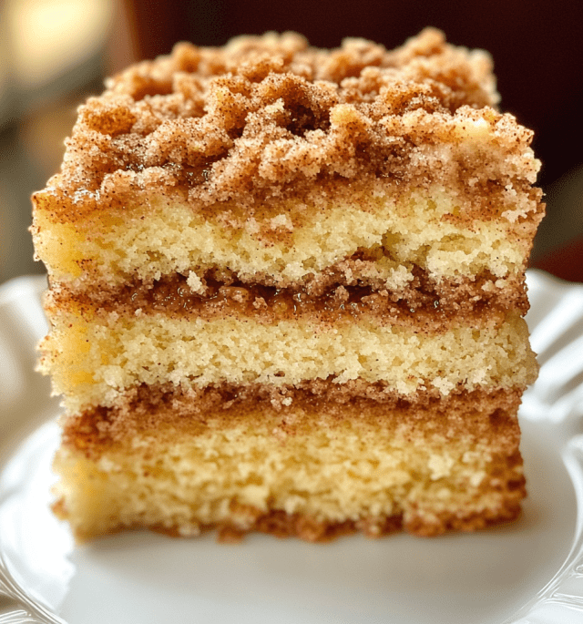 Classic Sour Cream Coffee Cake