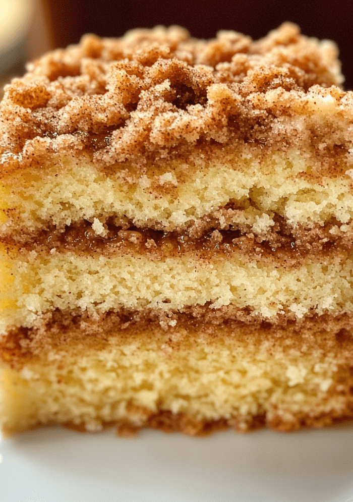 Classic Sour Cream Coffee Cake