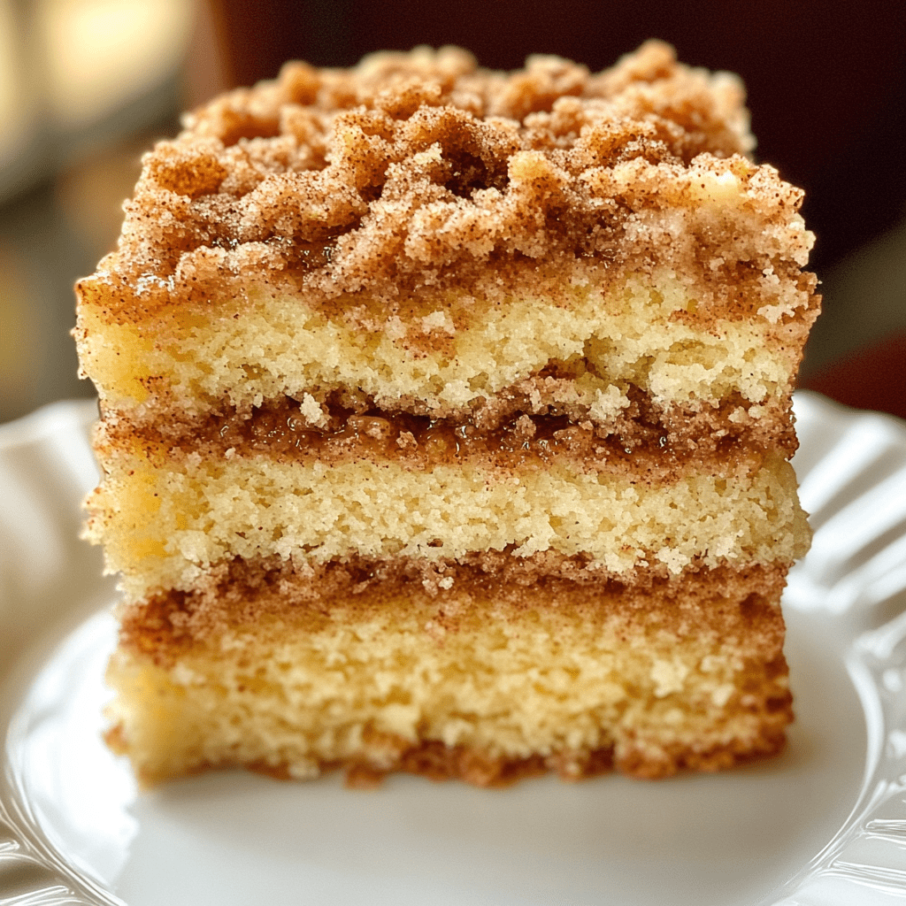 Classic Sour Cream Coffee Cake