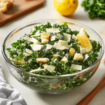 Lemon Kale Caesar Salad
