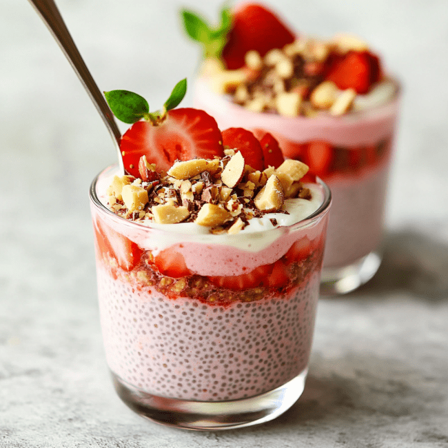 Cottage Cheese Chia Pudding