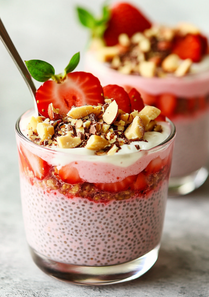 Cottage Cheese Chia Pudding