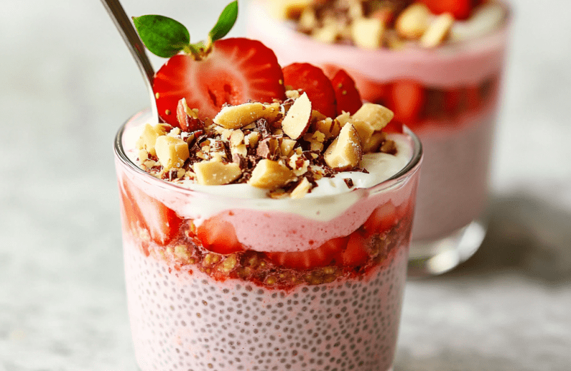 Cottage Cheese Chia Pudding