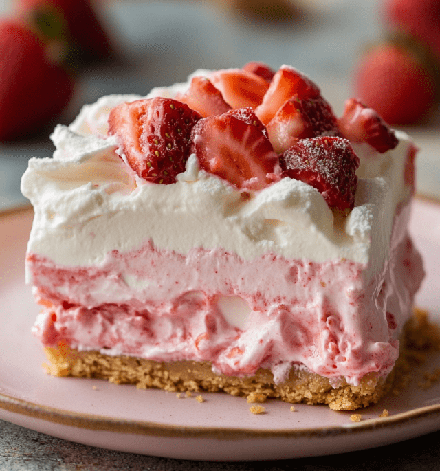 No-Bake Strawberry Delight