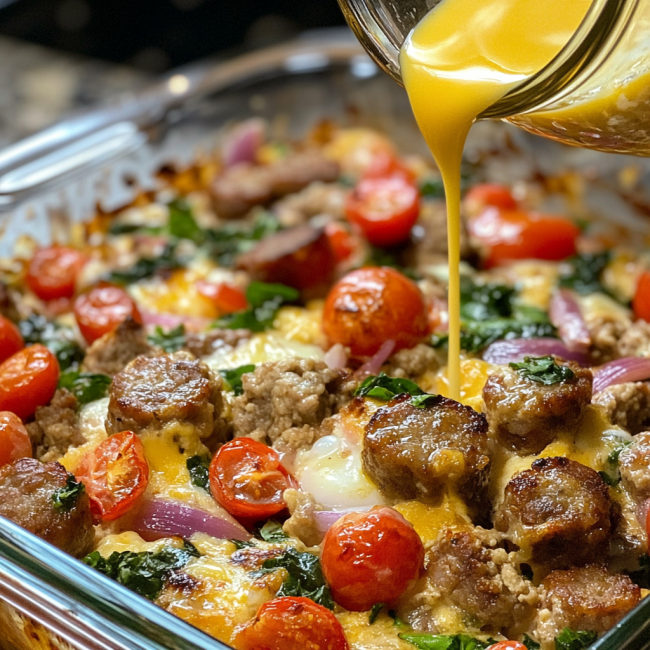 Easy Sausage Breakfast Casserole