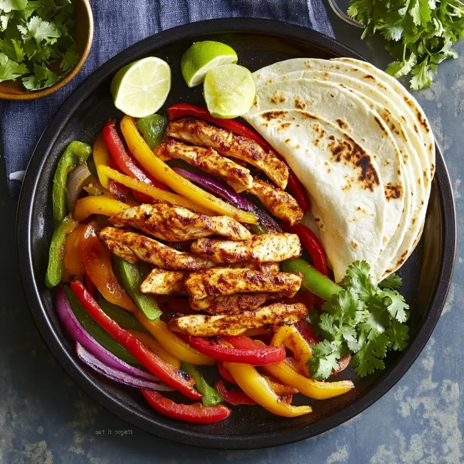 Sheet Pan Chicken Fajitas
