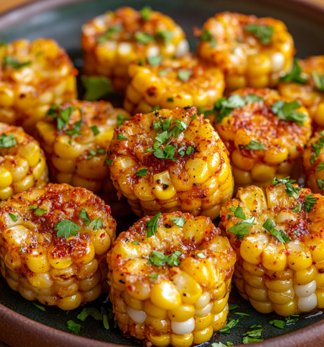 Spicy Mexican Corn Bites