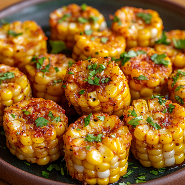 Spicy Mexican Corn Bites