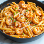 Spicy Parmesan Shrimp Pasta